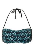 Topshop Crochet Bandeau Bikini Top