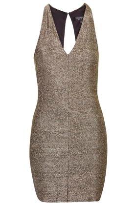 Topshop Chainmail Bodycon Dress