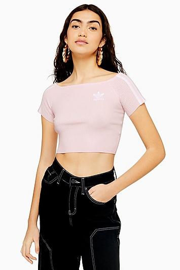 Off Shoulder T-shirt By Adidas