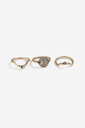 Topshop *coin Stack Rings