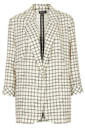 Topshop Window Check Jacket