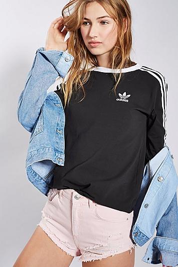 3 Stripe Long Sleeve T-shirt By Adidas Originals