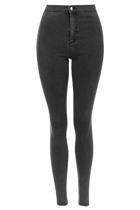 Topshop Moto Dark Grey Joni Jeans