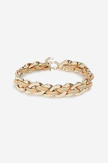 Topshop *rope Twist Collar Necklace