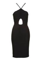 Topshop *rouched Cut Out Dress By Love