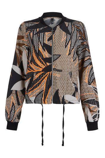Topshop *neon Tribal Bomber By Nobody's Child