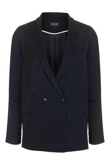 Topshop Self Spot Soft Tailored Jacket