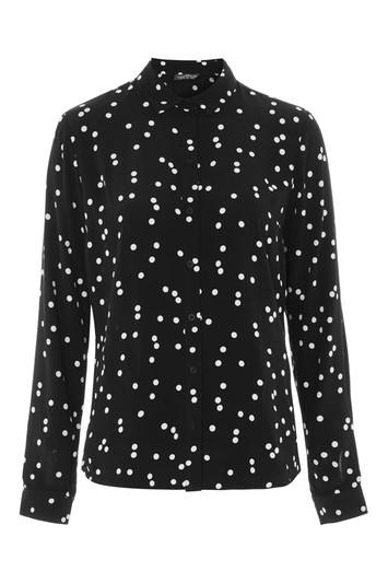 Topshop Petite Spot Classic Shirt