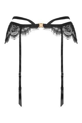 Topshop Lace And Mesh Suspender