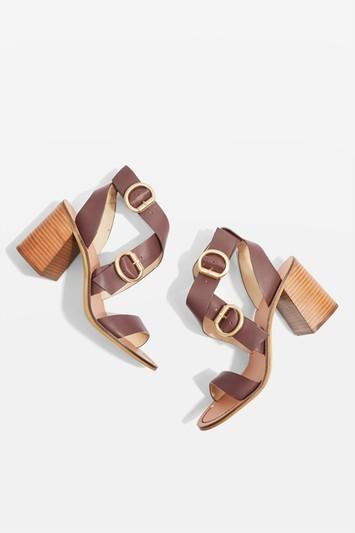 Topshop Natalie Cut Out Heeled Sandals