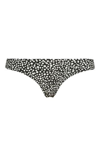 Topshop Dot Print Bikini Bottoms