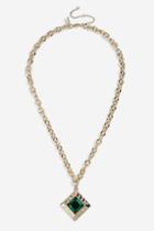 Topshop *chunky Chain Pendant Necklace