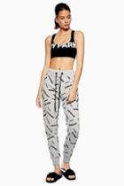 Topshop Scatter Logo Slim Joggers By Ivy Park