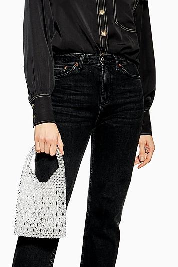 Topshop Goldie Beaded Grab Bag