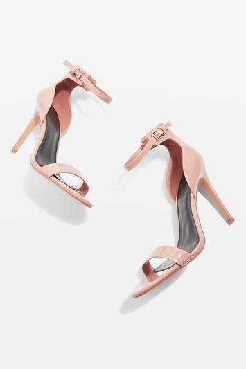 Topshop Marcelle Patent Skinny Sandals