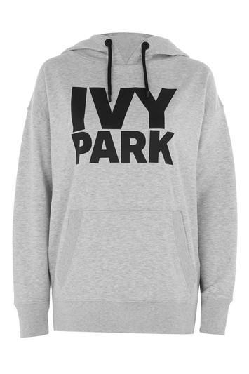 Topshop Boyfriend Style Logo Hoodie By Ivy Park