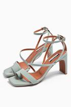 Topshop Rio Leather Toe Loop Sandals
