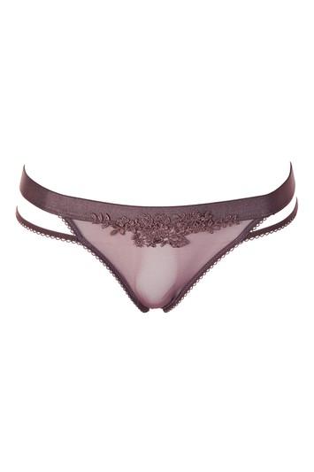 Topshop Premium Embellished Mini Knickers