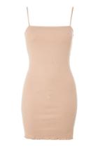 Topshop Embroidered Strap Bodycon Dress