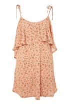 Topshop Ditsy Tie Sundress