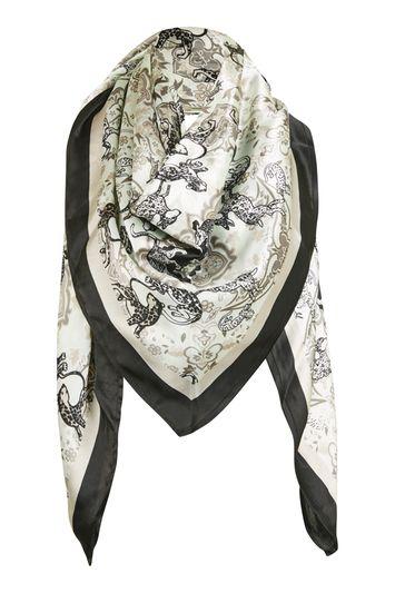 Topshop Oversized Silky Tiger Scarf
