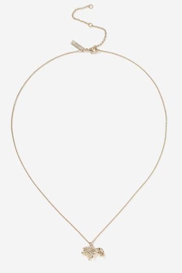 Topshop Lion Ditsy Necklace