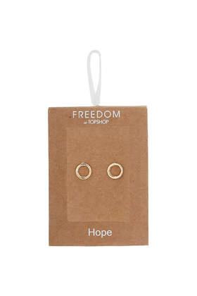 Topshop Hope Shape Stud Earring Box