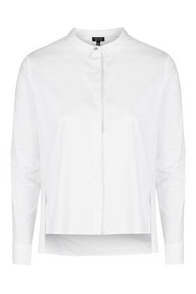 Topshop Neat Pleated Shirt