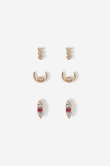 Topshop *horn Earring Pack