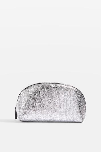 Topshop Cara Crackled Makeup Bag