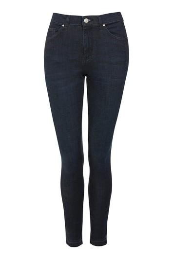 Topshop Moto Indigo Let Hem Leigh Jeans