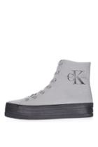 Topshop *hi Top Canvas Trainers By Calvin Klein