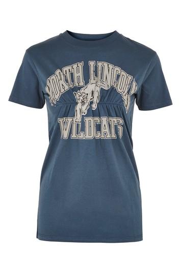 Topshop Ruched Sports T-shirt By Tee & Cake