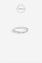 Topshop *silver Twist Ring