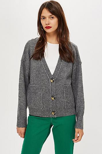 Topshop Petite Pocket Cardigan