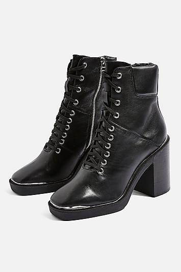 Topshop Hike Lace Up Hiker Boots
