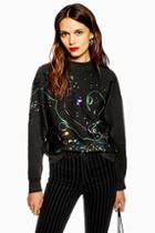 Topshop Christmas Party Popper Jumper