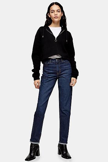 Topshop Indigo Mom Jeans