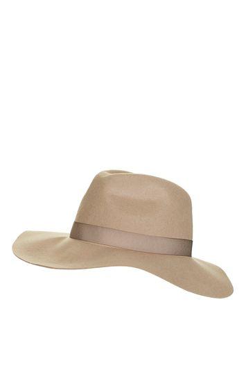Topshop Camel Fedora Hat