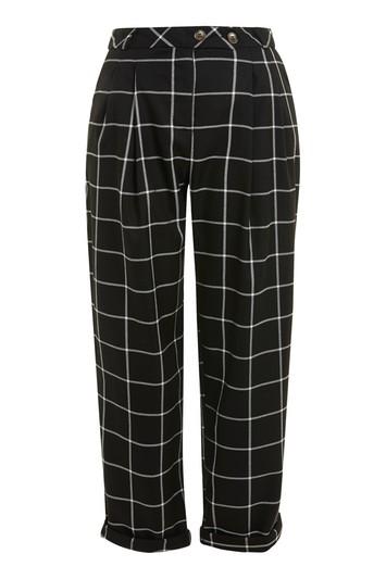 Topshop Checked Mensy Trousers