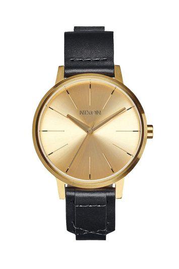 Topshop *kensington Leather A108-2143 Watch By Nixon