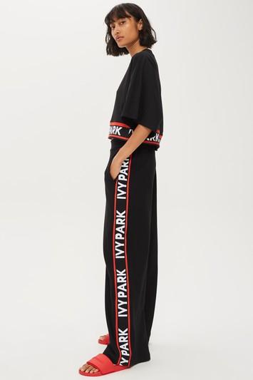 Topshop Flatknit Wide Jogger By Ivy Park