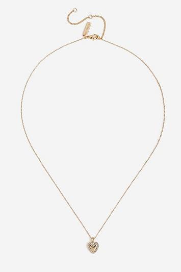 Topshop *mini Heart Ditsy Necklace
