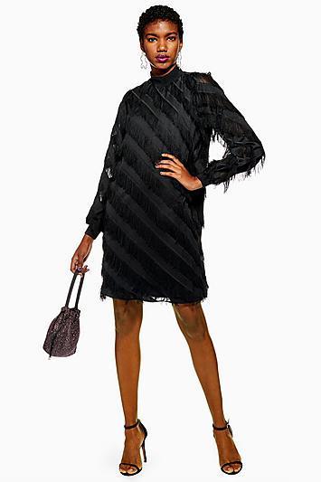 Topshop *high Neck Dress By Yas