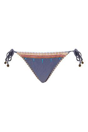 Topshop Aztec Tie-side Bikini Pant