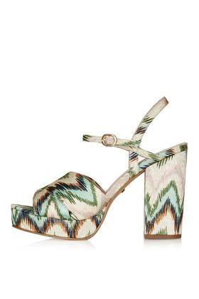 Topshop Leona Printed Platforms