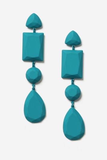 Topshop Matte Drop Earrings