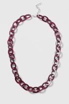 Topshop Perspex Oval Linked Necklace