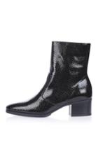 Topshop Marc Snake Ankle Boots