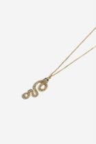 Topshop *snake Pendant Necklace